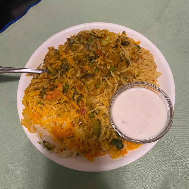 Delicious Vegetable Biryani