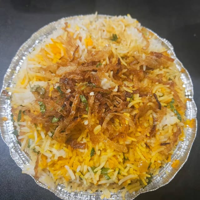 Shrimp Biryani.